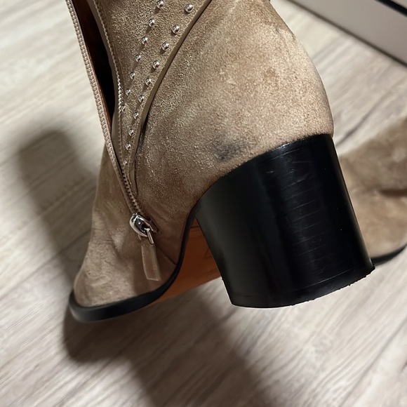 Givenchy Ankle Boots Beige Calf Suede 8.5 - Picture 13 of 16